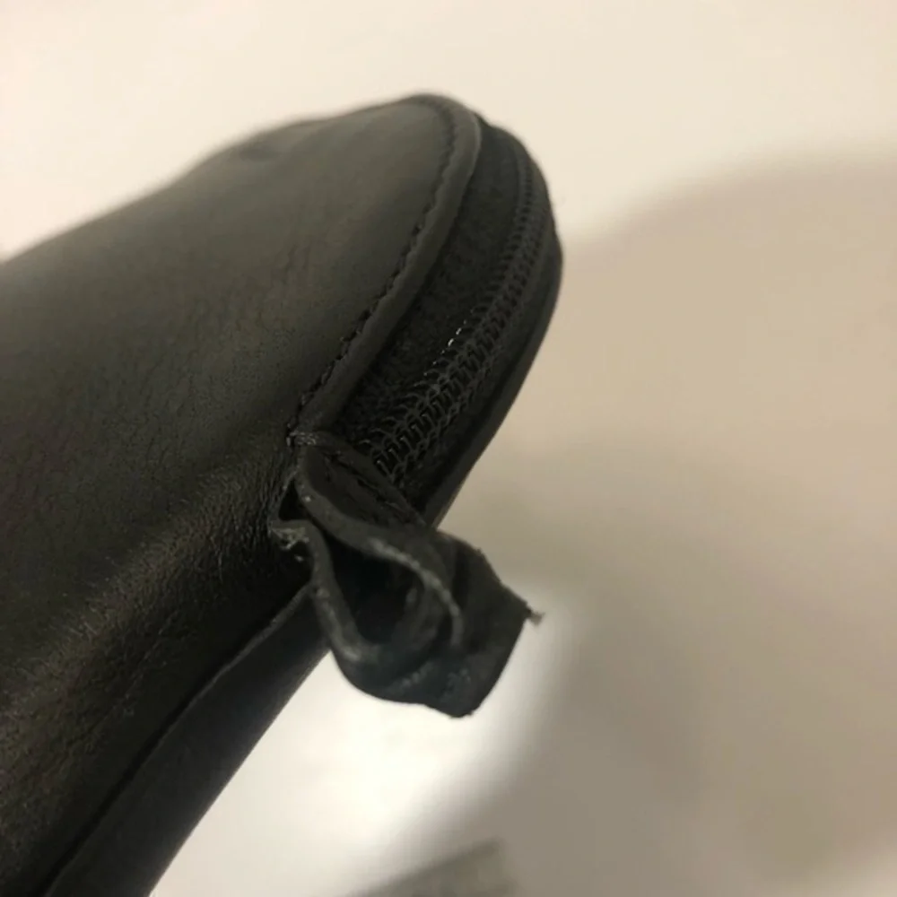 Coach vintage black cosmetic case toiletries bag